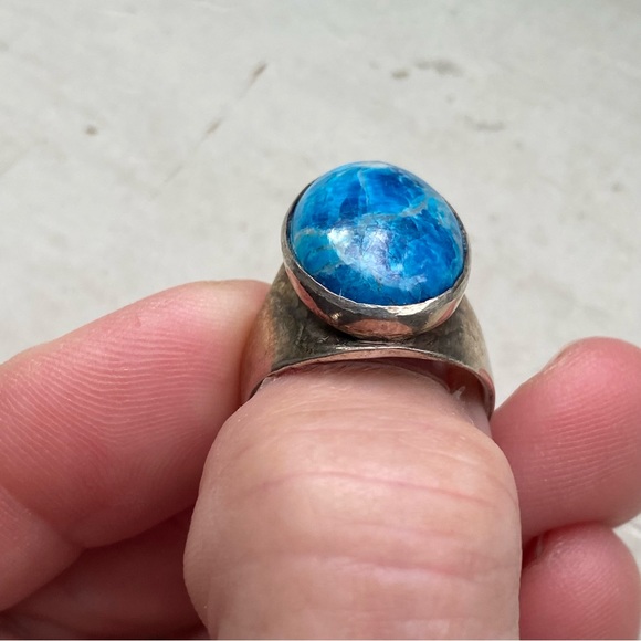 Sterling and stone ring - Picture 11 of 15